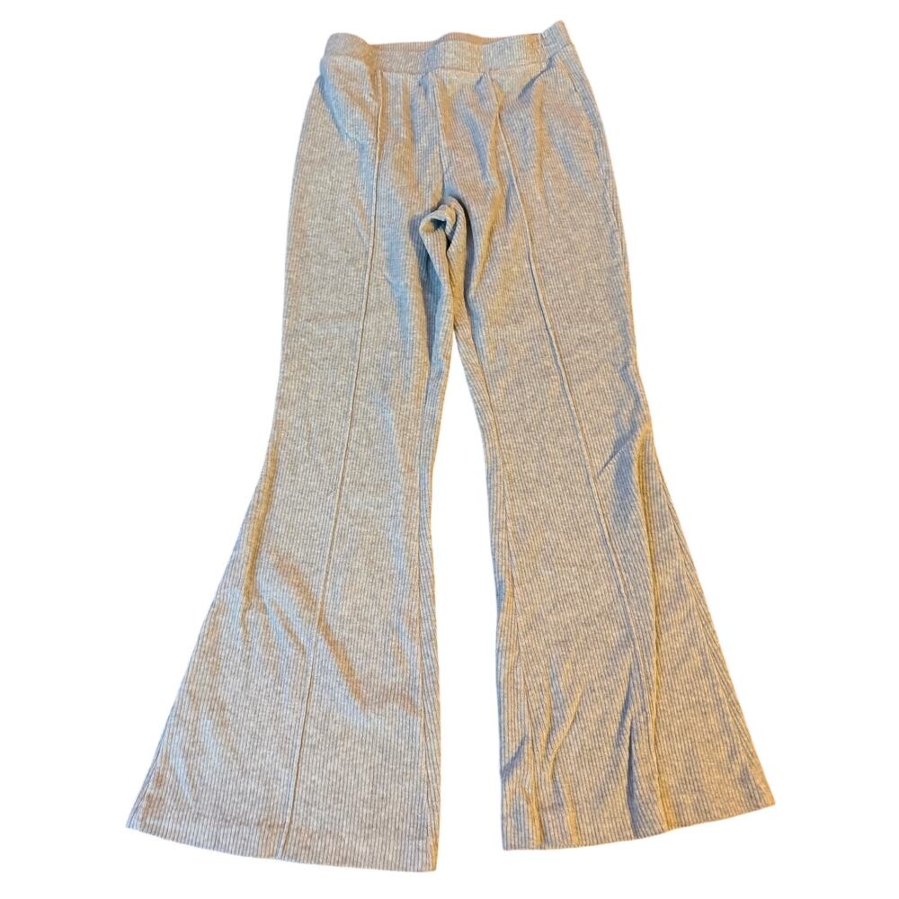 Aerie groove-on rib velour flare pant small